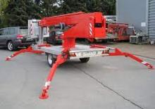 Nacele telescopice montate pe trailer TEUPEN TL 18