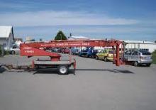 Nacele telescopice montate pe trailer TEUPEN TL 20 H