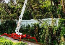 Nacele telescopice pe șenile Easy Lift R420HY