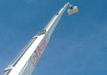 Nacele telescopice pe șenile Easy Lift R420WHY 