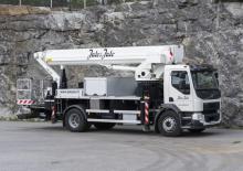 Nacele cu braț articulat montate pe trailer Nostolift 35