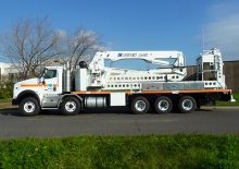 Nacele cu braț articulat montate pe trailer Aspen Aerials  A-75