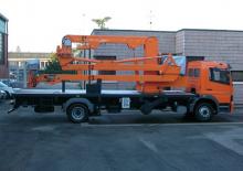 Nacele cu braț articulat montate pe trailer Barin AB 7/S