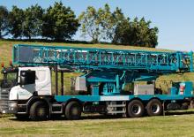 Nacele cu braț articulat montate pe trailer Barin ABC 160/LS