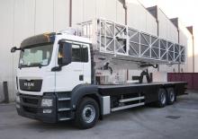 Nacele cu braț articulat montate pe trailer Barin ABC 200/L