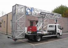 Nacele cu braț articulat montate pe trailer Barin ABC 70/L