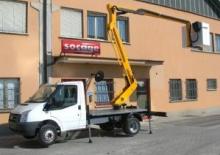 Nacele telescopice montate pe camion Socage Apache A 12