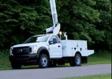 Nacele cu braț articulat montate pe trailer Altec AT40G