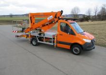 Nacele cu braț articulat montate pe trailer GSR B220PXE Compact