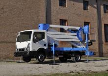 Nacele cu braț articulat montate pe trailer Socage DA 422 forSte