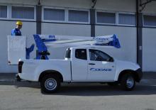 Nacele cu braț articulat montate pe trailer Socage forSte 10 A