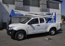 Nacele cu braț articulat montate pe trailer Socage forSte 12 A
