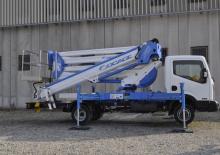 Nacele cu braț articulat montate pe trailer Socage forSte 25 D