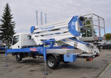 Nacele cu braț articulat montate pe camion Socage forSte 28 D