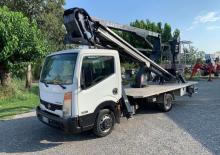 Nacele cu braț articulat montate pe trailer Lionlift GX 19.10