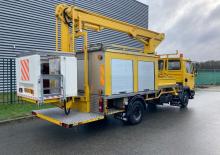 Nacele cu braț articulat montate pe trailer Ruthmann K 115