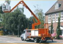 Nacele cu braț articulat montate pe trailer Ruthmann K 130