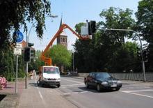 Nacele cu braț articulat montate pe trailer Ruthmann K 130