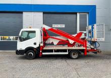 Nacele cu braț articulat montate pe trailer Multitel MX 200