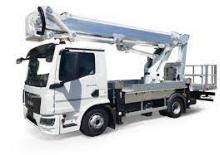 Nacele cu braț articulat montate pe trailer Multitel MX 350