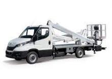 Nacele cu braț articulat montate pe trailer Multitel MXE 200
