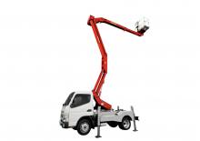 Nacele cu braț articulat montate pe trailer Palfinger P 160 A