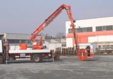 Nacele cu braț articulat montate pe trailer Benelligru P35 RC