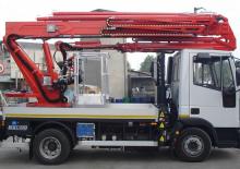 Nacele cu braț articulat montate pe trailer Benelligru PL6000