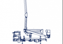 Nacele cu braț articulat montate pe trailer Oil & Steel Snake 2714 Plus