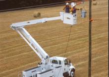 Nacele cu braț articulat montate pe trailer Altec TA50