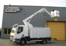 Nacele cu braț articulat montate pe trailer Custers Taurus 265-12,5E