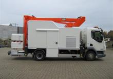 Nacele cu braț articulat montate pe trailer Custers Taurus 265-16