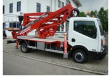 Nacele cu braț articulat montate pe trailer SUP TBX 200