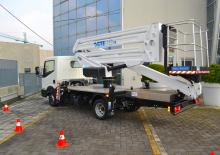 Nacele cu braț articulat montate pe trailer CTE ZED 20.3 H