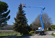 Nacele cu braț articulat montate pe trailer CTE ZED 21.2 JH
