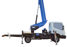 Nacele cu braț articulat montate pe trailer CTE ZED 21.3 JH