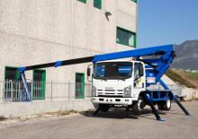 Nacele cu braț articulat montate pe trailer CTE ZED 26 J