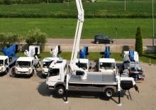 Nacele cu braț articulat montate pe trailer CTE ZED 29 J