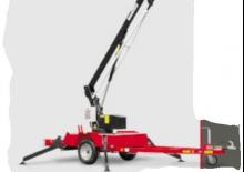 Nacele cu braț articulat montate pe camion Manitou 120 TH