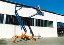 Nacele cu braț articulat montate pe camion Bison-Palfinger GK 12