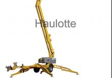 Nacele cu braț articulat montate pe trailer Haulotte HTA19 P