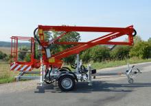 Nacele cu braț articulat montate pe camion Inreka IP 11-2