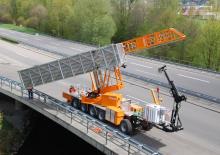 Nacele cu braț articulat montate pe trailer Moog MBI 180-1,7/S