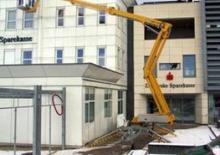 Nacele cu braț articulat montate pe camion OMMELIFT Omme 1830EXB