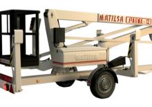 Nacele cu braț articulat montate pe trailer Matilsa Parma 12