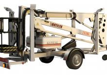 Nacele cu braț articulat montate pe trailer Matilsa Parma 15 T