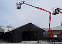 Nacele cu braț articulat montate pe camion Herkules - Lift TK 15