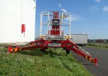 Nacele cu braț articulat montate pe trailer EuropeLift TM 15 GT