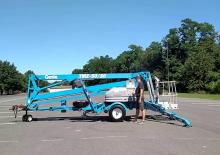 Nacele cu braț articulat montate pe camion Genie TMZ 50/30