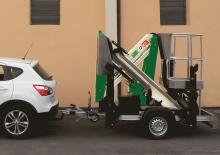 Nacele cu braț articulat montate pe trailer Comet X Trailer 12